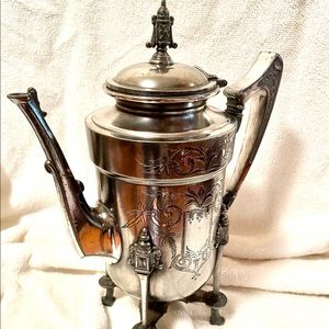 Silver Plate - VICTORIAN AESTHETIC TEAPOT